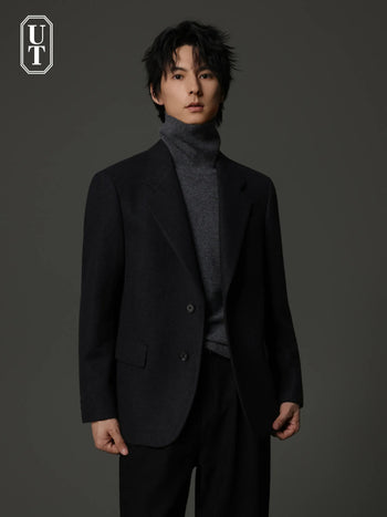 baggy suit jacket