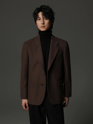 baggy suit jacket