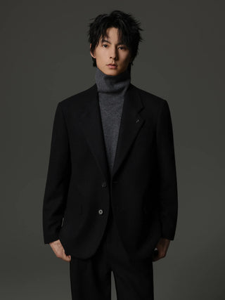 baggy suit jacket