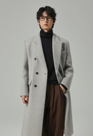 double-breasted trench coat