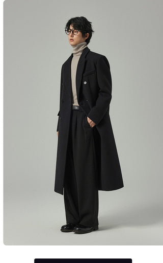 double-breasted trench coat