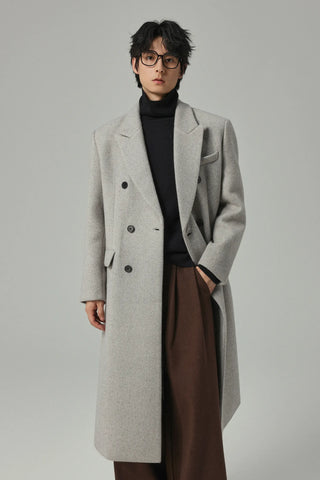 double-breasted trench coat