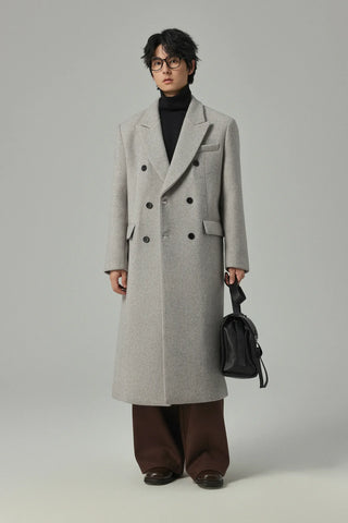 double-breasted trench coat