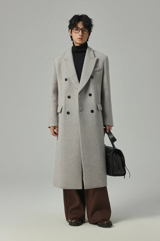 double-breasted trench coat