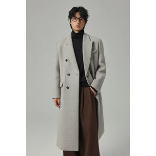 double-breasted trench coat