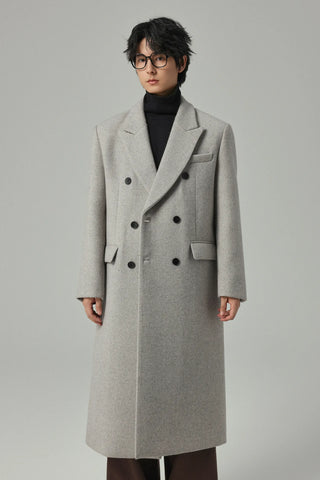 double-breasted trench coat