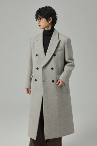 double-breasted trench coat