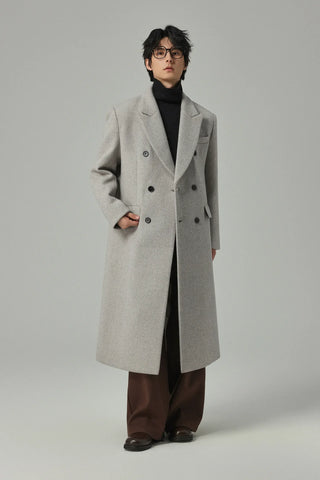 double-breasted trench coat
