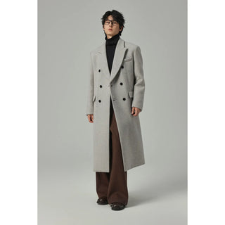 double-breasted trench coat