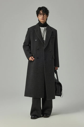 double-breasted trench coat