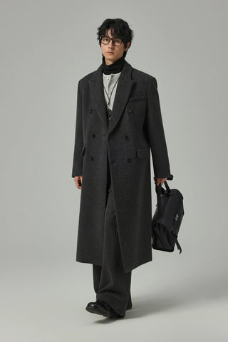 double-breasted trench coat