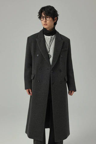 double-breasted trench coat