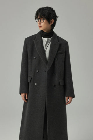 double-breasted trench coat