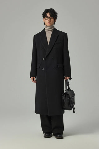 double-breasted trench coat