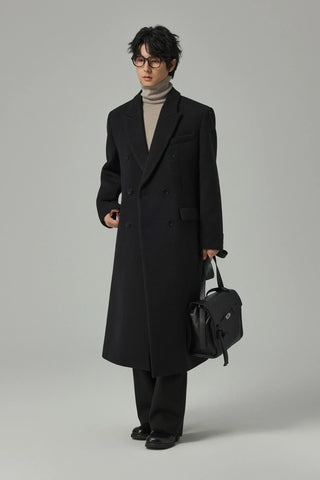 double-breasted trench coat