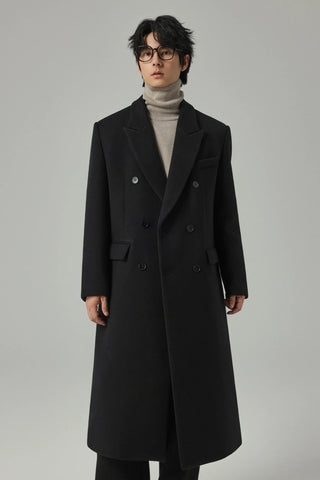 double-breasted trench coat
