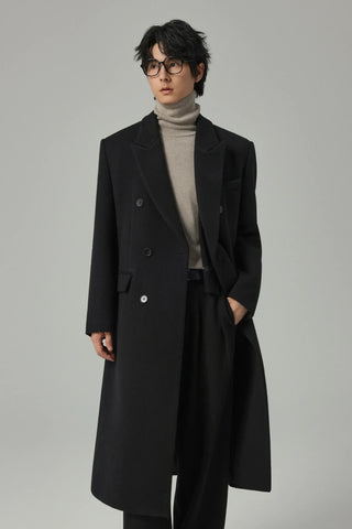 double-breasted trench coat