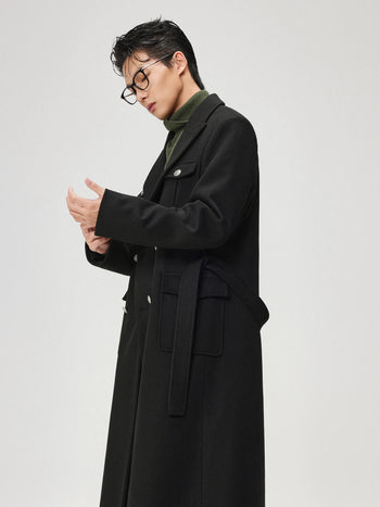 double-breasted coat