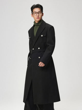 double-breasted coat