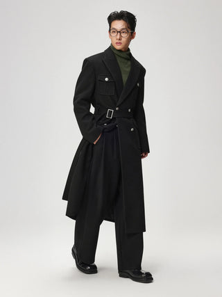 double-breasted coat