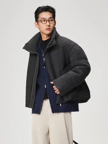 stitched down jacket
