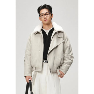 faux suede jacket