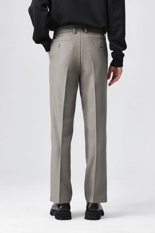 pleated suit pants
