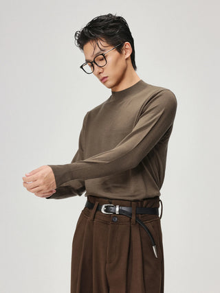 mercerized wool sweater