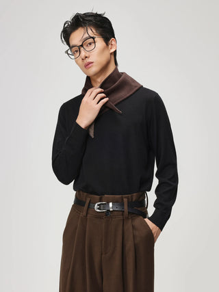 mercerized wool sweater