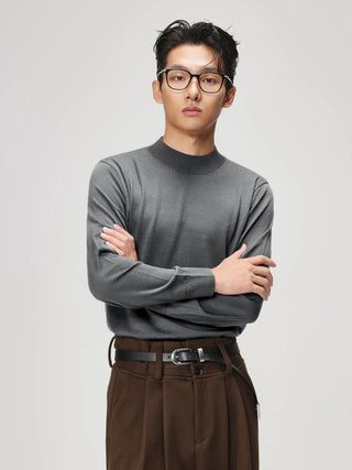mercerized wool sweater