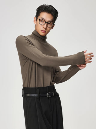 turtleneck wool sweater