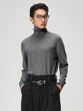 turtleneck wool sweater