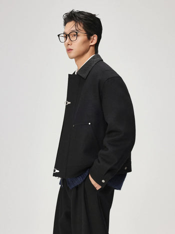 polo collar jacket