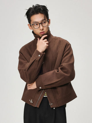 polo collar jacket