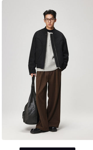 stand collar jacket