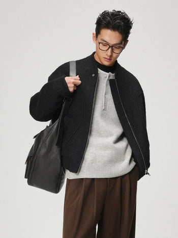stand collar jacket