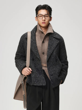 lapel wool coat