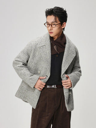 lapel wool coat