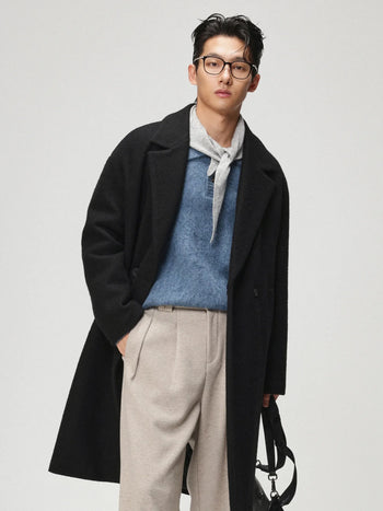 wool midi coat