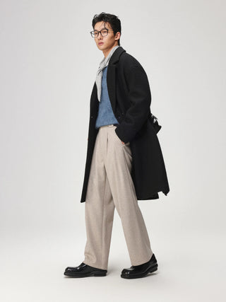 wool midi coat