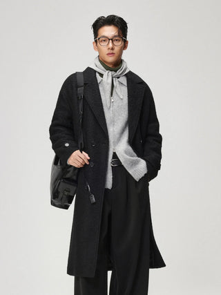 padded wool coat