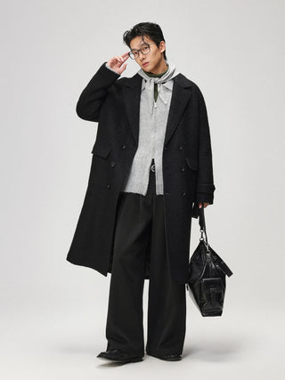 padded wool coat