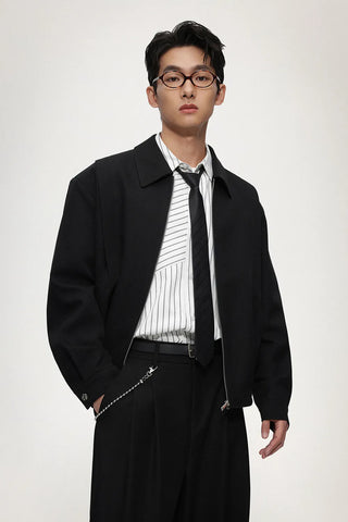 drop shoulder jacket