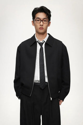 drop shoulder jacket