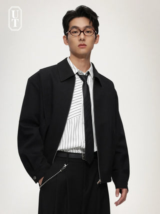 drop shoulder jacket
