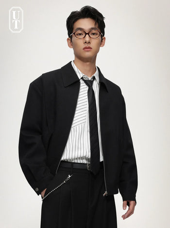 drop shoulder jacket