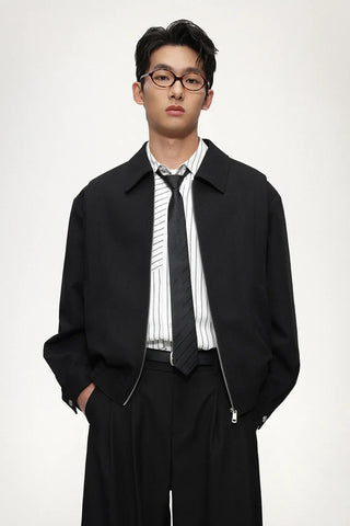 drop shoulder jacket