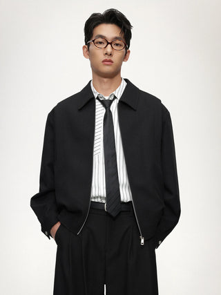 drop shoulder jacket