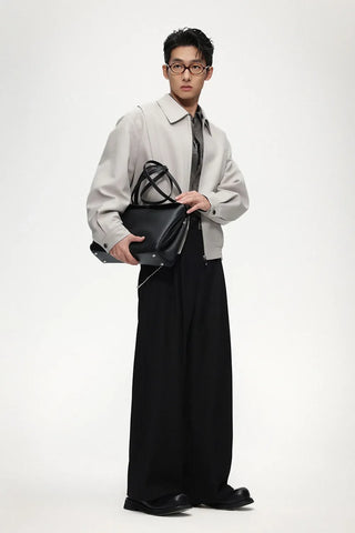 drop shoulder jacket