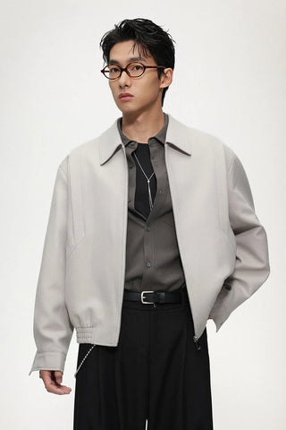 drop shoulder jacket